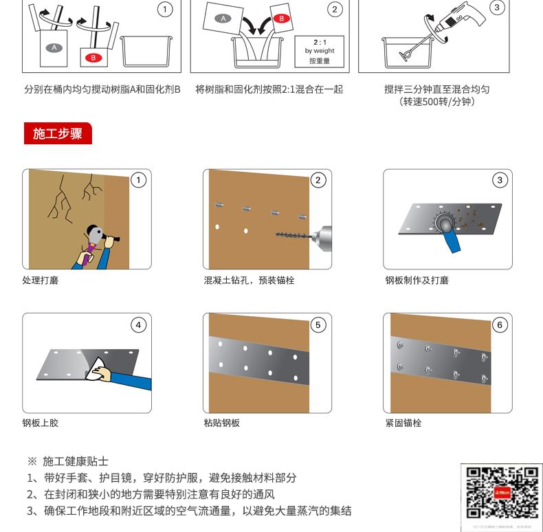 包钢平桂粘钢加固施工过程